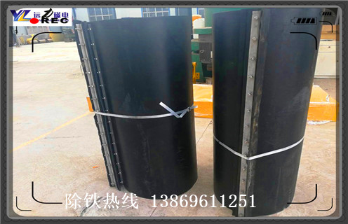 皮帶式自卸永磁除鐵器，廣東皮帶式自卸永磁除鐵器_廣東皮帶式自卸永磁除鐵器皮帶原因及如何調_刮板價(jià)格 