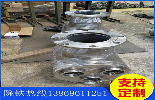 不銹鋼管道除鐵器，吉林不銹鋼管道除鐵器_吉林不銹鋼管道除鐵器廠(chǎng)家應用安裝示意圖型12000高斯_可定制工作原理